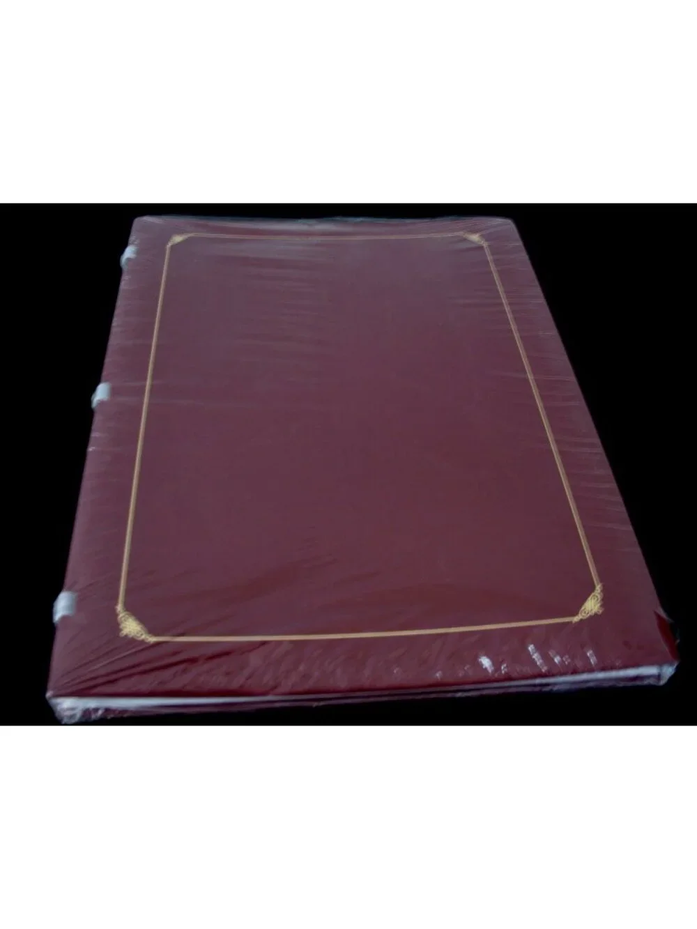 Creative Memories 12x15 Open Spine Album Sterling Burgundy Big Book, With pages